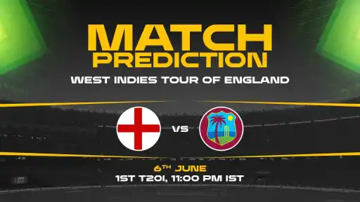 ENG vs WI Today Match Prediction – Who Will Win 1st T20I